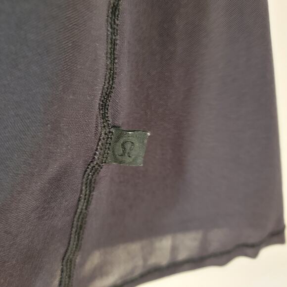 Lululemon Fit Physique Tank Built-in Bra Black White Splatter Size 6‎ - Picture 4 of 7